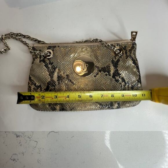 DKNY Metallic Python Handbag Bolsa Sac - Picture 14 of 16